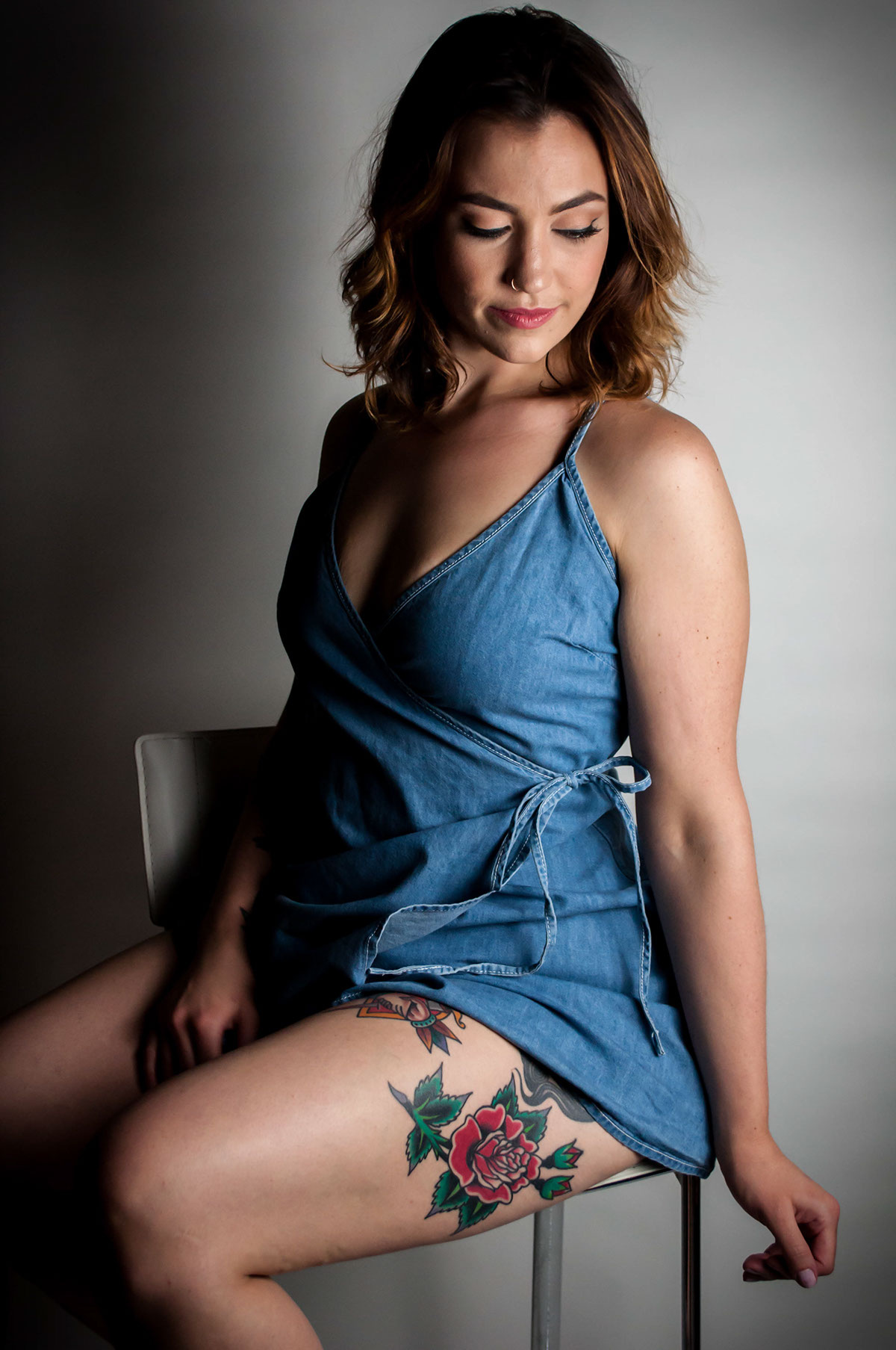 tattoos tattooed women boudoir