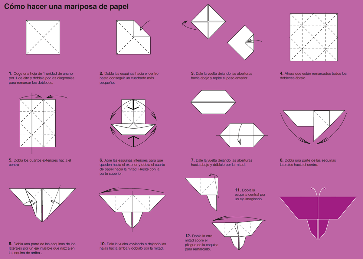 instructions origami 
