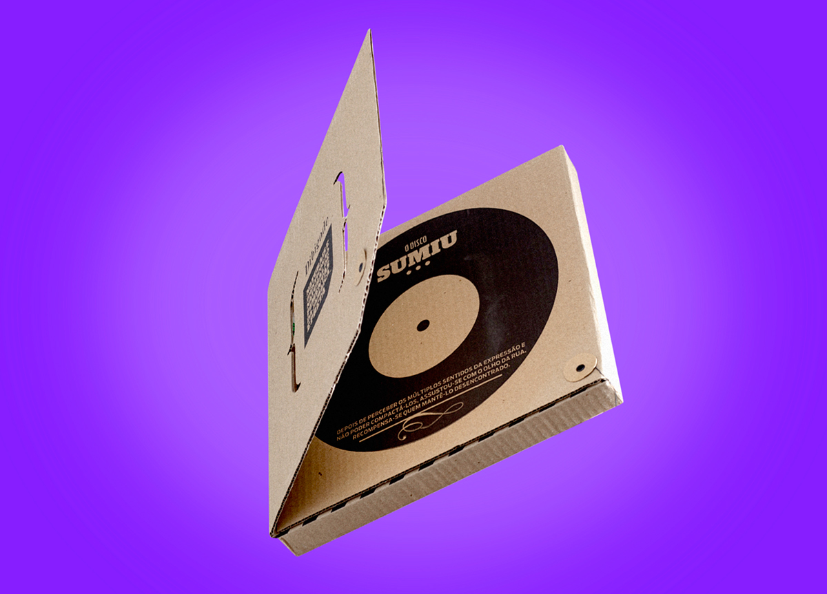 Adobe Portfolio dibigode band Album type vintage cardboard graphic print letterpress