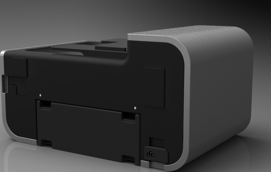 Lexmark pro pinnacle Rhino pro901 Computer printer paper model replica 3D rendering