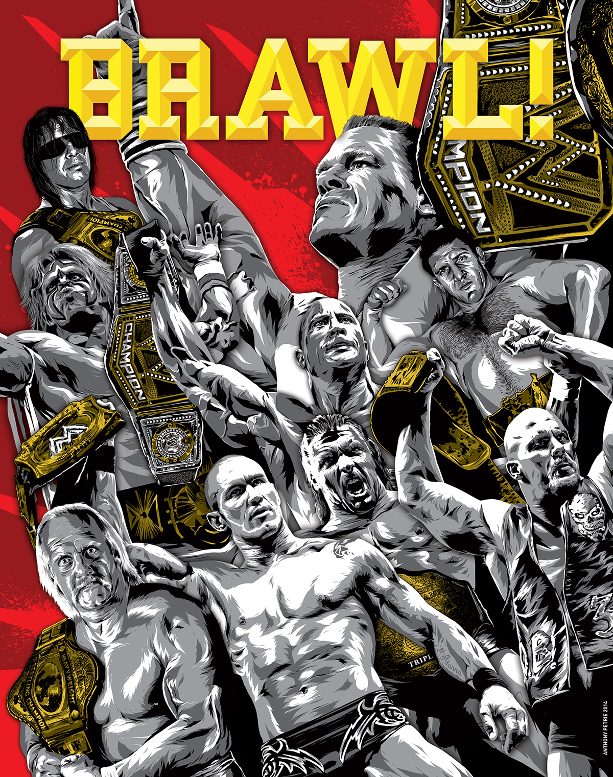 WWE editorial magazine John Cena Hulk Hogan Ultimate Warrior The Rock