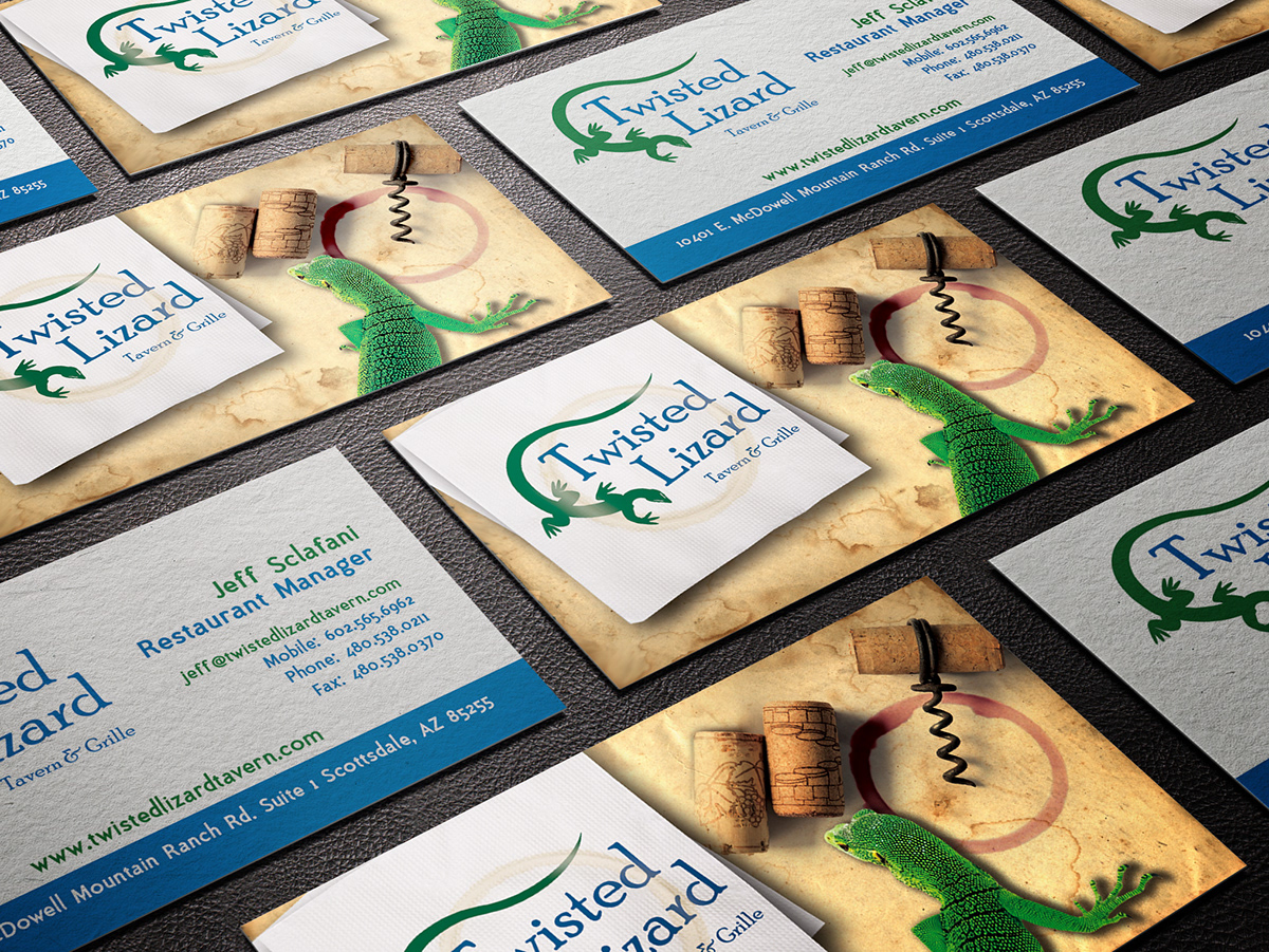 Advertising and marketing Business Cards