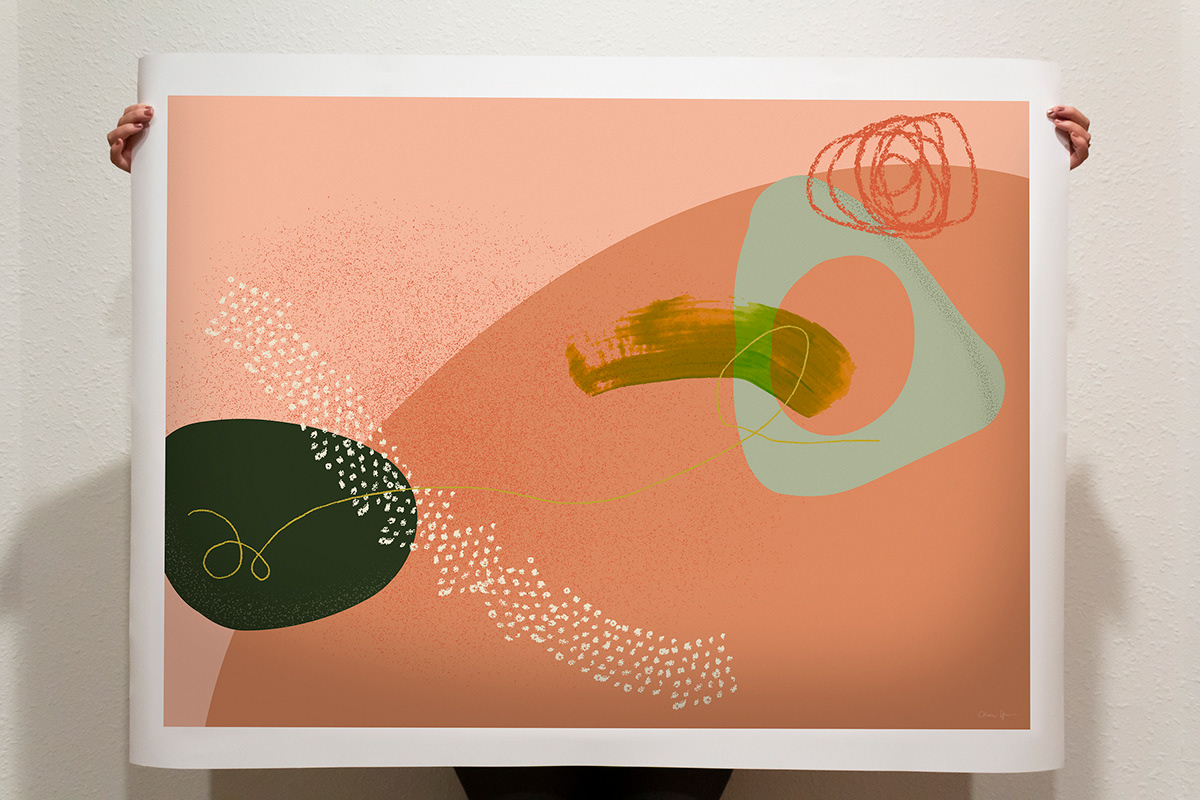 design color texture poster print Illustrator brush
