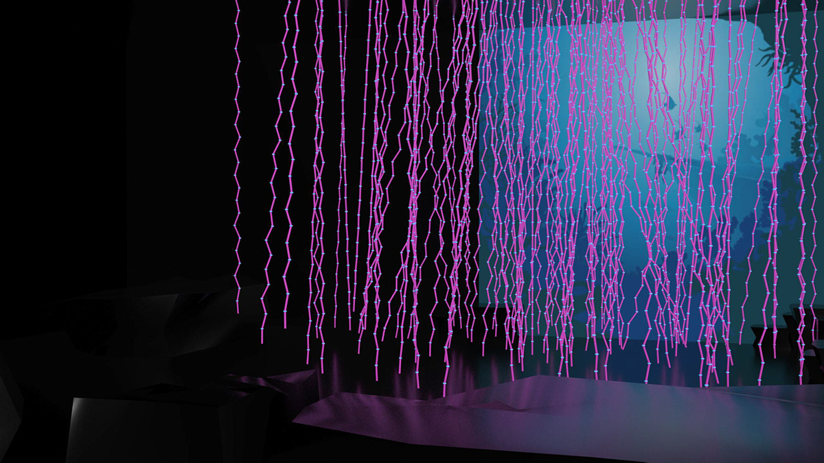 Render visualisation CGI interactive installation Iteration Process concepts ideas Creativity