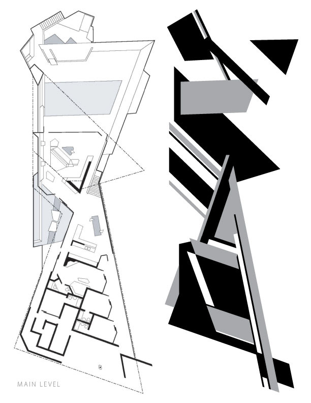 synthesis diagram John Lautner sheats goldstein goldstein lautner angular geometric shapes Analysis