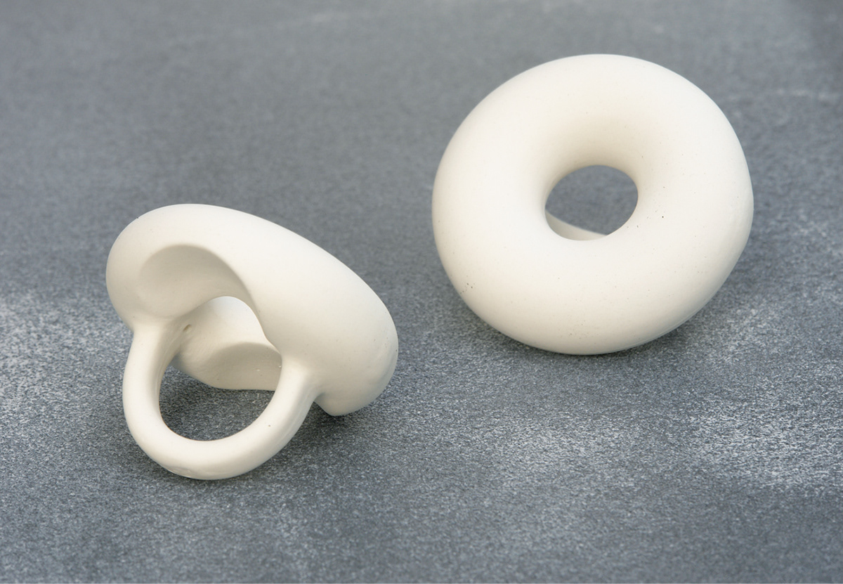 jewelry porcelain ceramics  Donuts