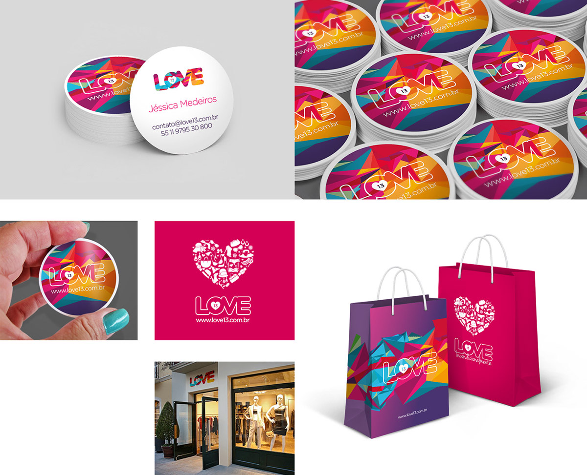 Love amor roupa women woman boutique crazy bag color brand marca logo mulher shop