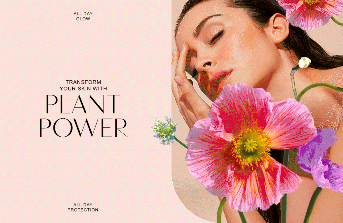 beauty design Fashion  floral Flowers Grapgic Design Packaging packaging design skincare typography  