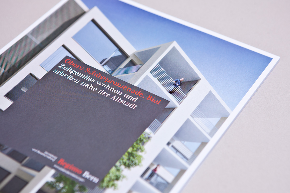 immobilien marketing   Schweiz Vermietung broschure