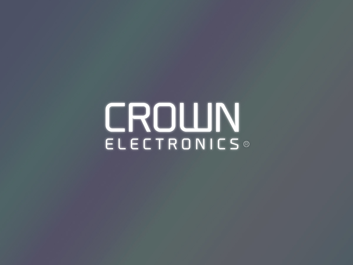 crown usb corporate identity Web agency Technology logo brand creative Stationery Electronics