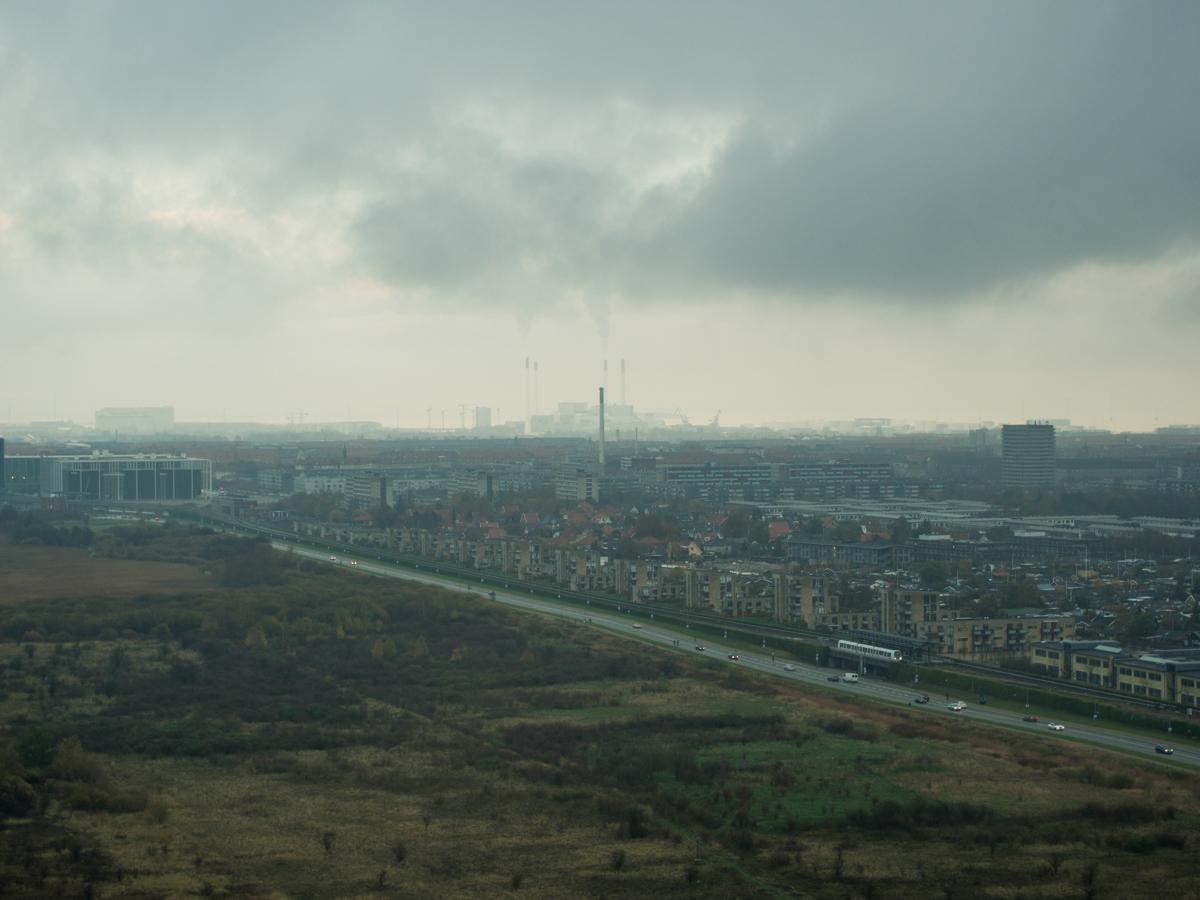 copenhagen Landscape fog blue SKY view