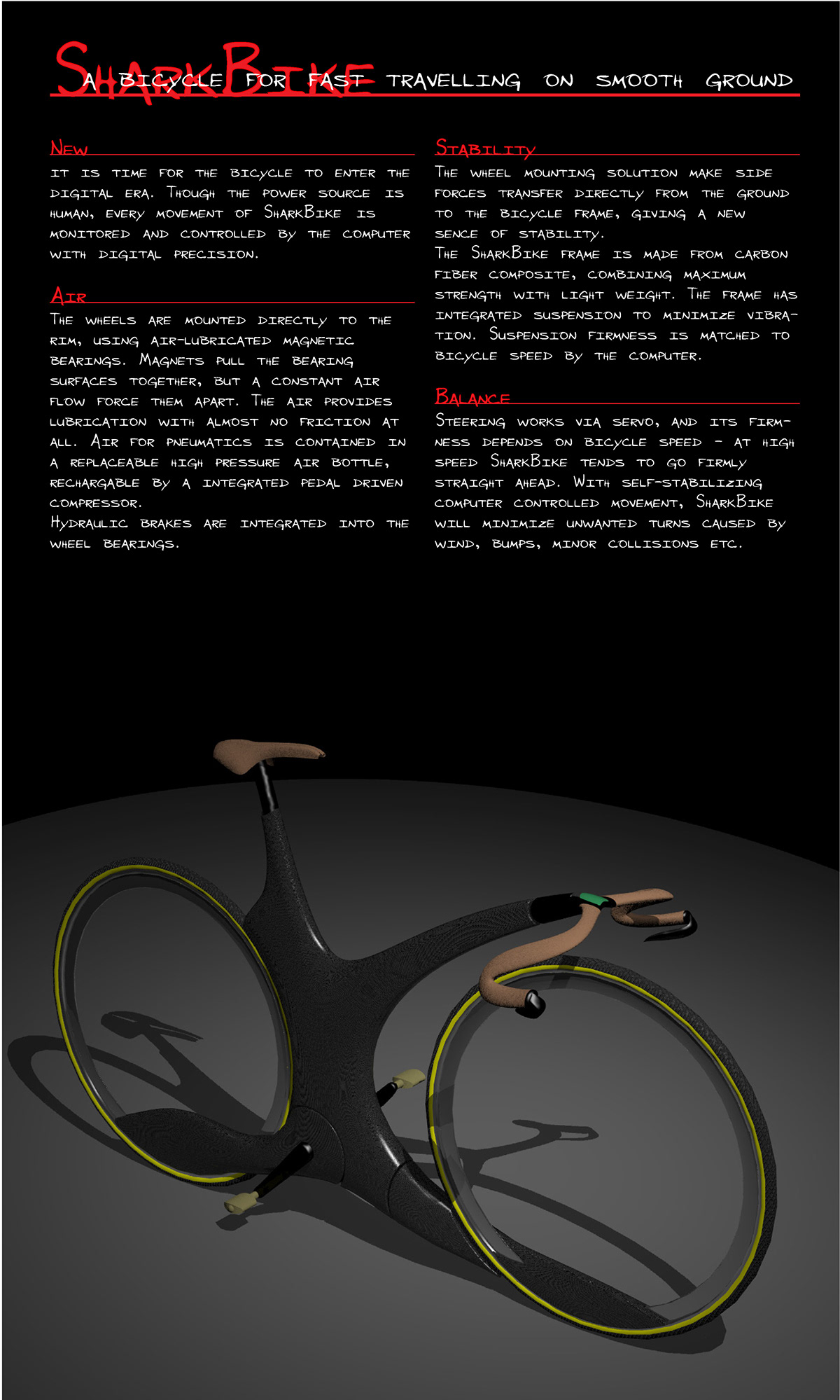 indstrial design Bicycle Composite