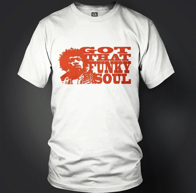 Adobe Portfolio funkysoul Tshirt Design graphic design  Jimi Hendrix