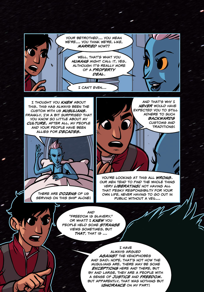 comic Graphic Novel Space  science fiction sci-fi spaceship alien