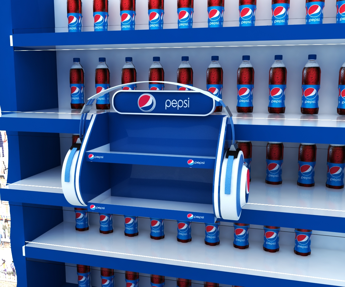 Pepsi Display design.