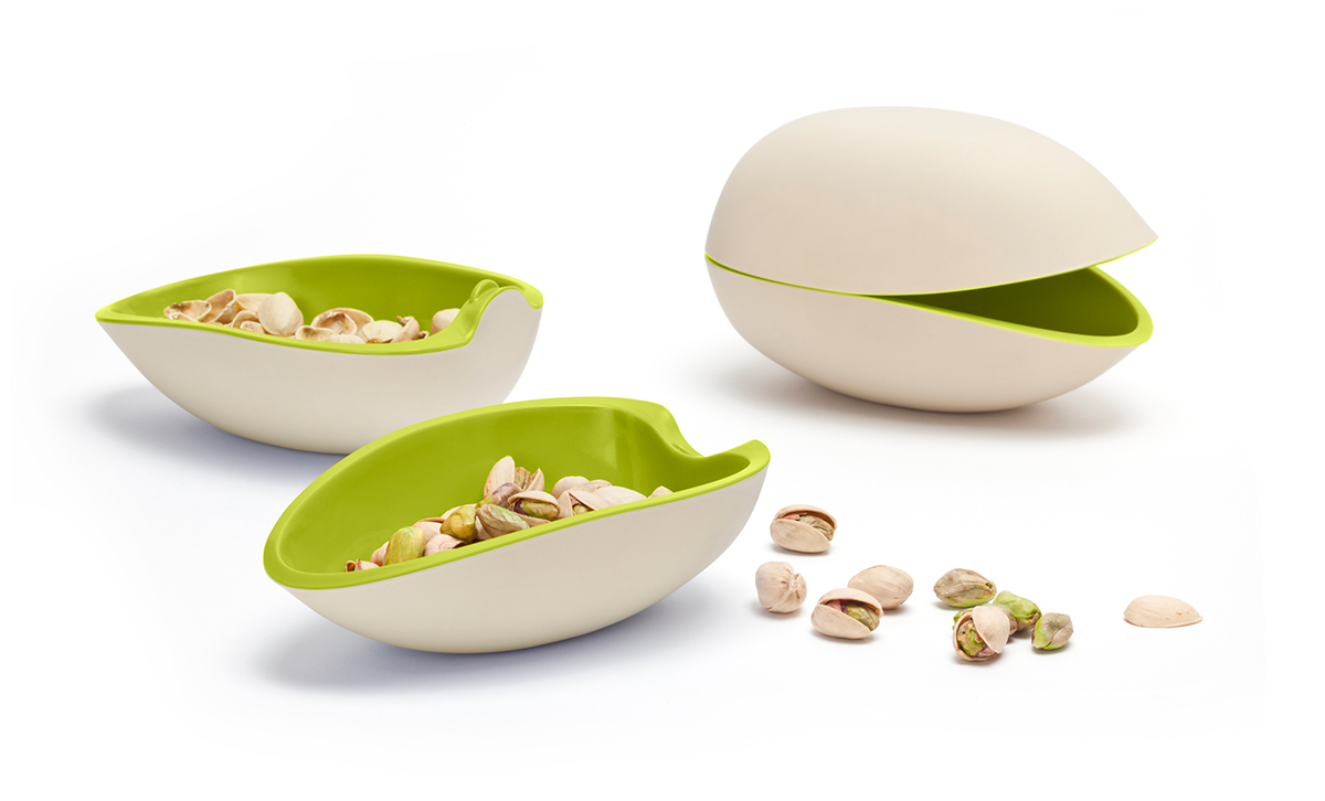 nuts seeds serving bowls pistachio