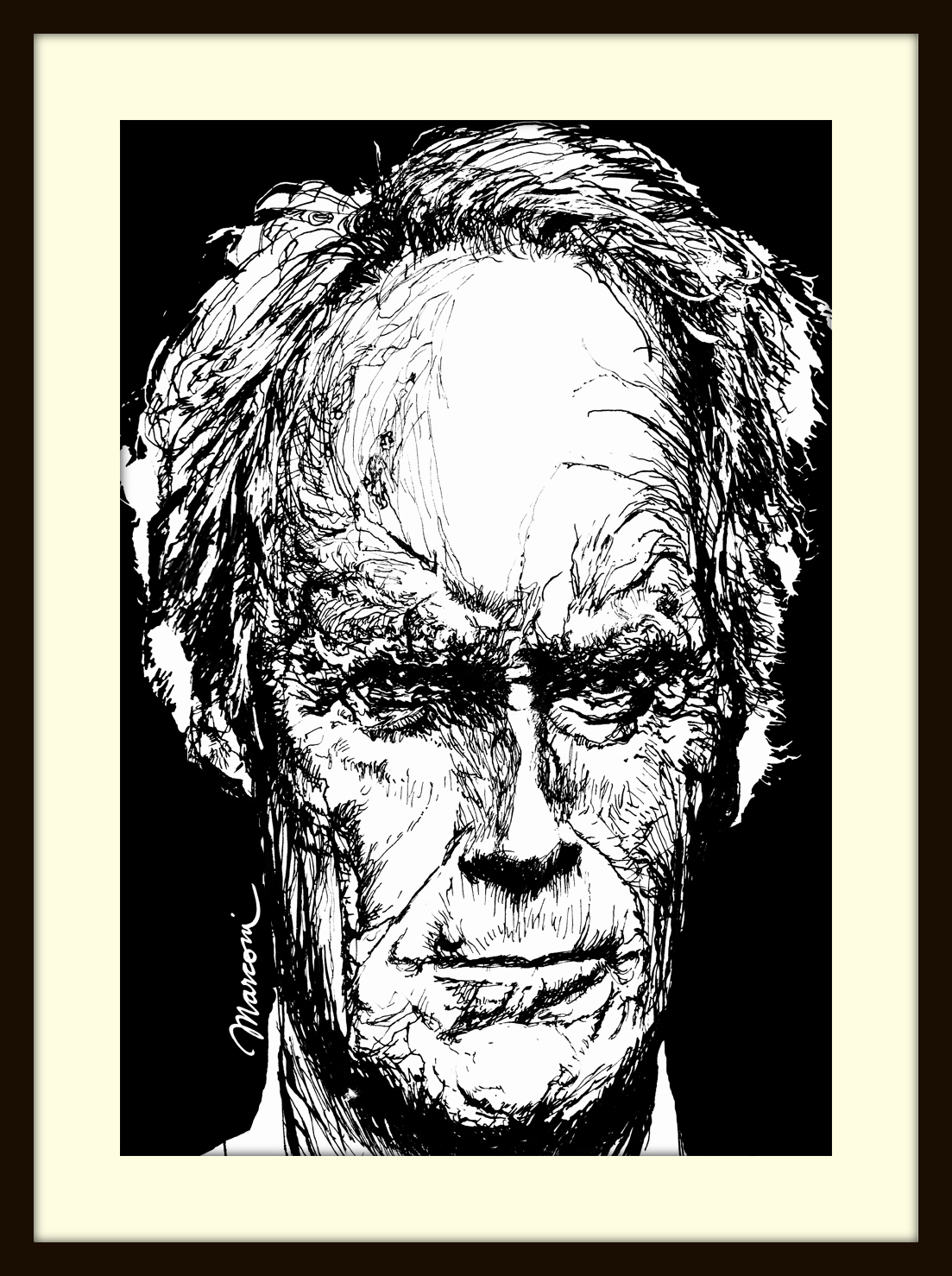 Clint Eastwood portrait