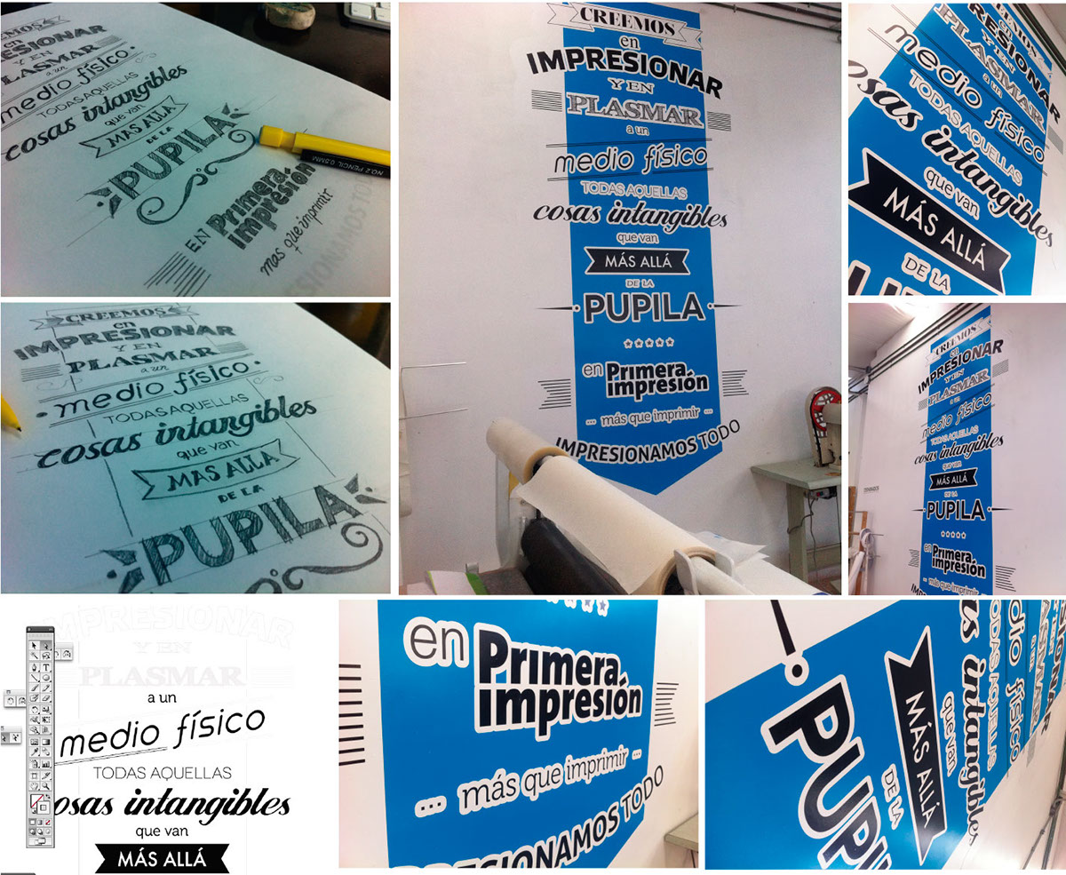 Manual de Identidad branding  diseño gráfico impresion planos Workshop Mexican painting   lettering BRANDREFRESH