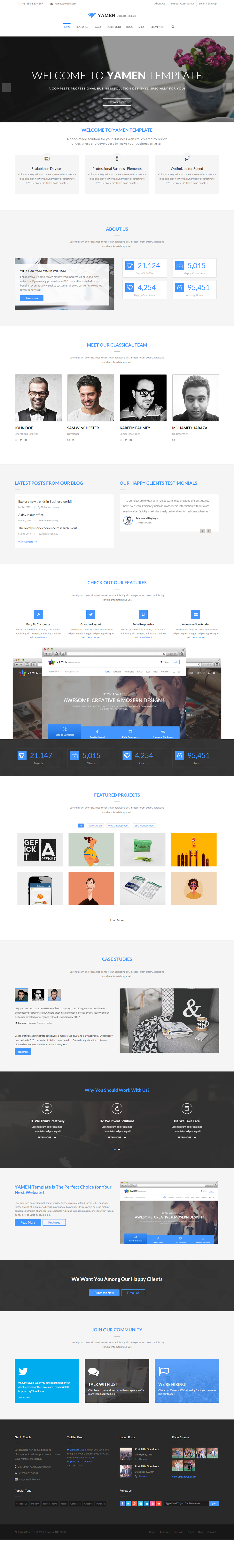 business HTML template corporate company