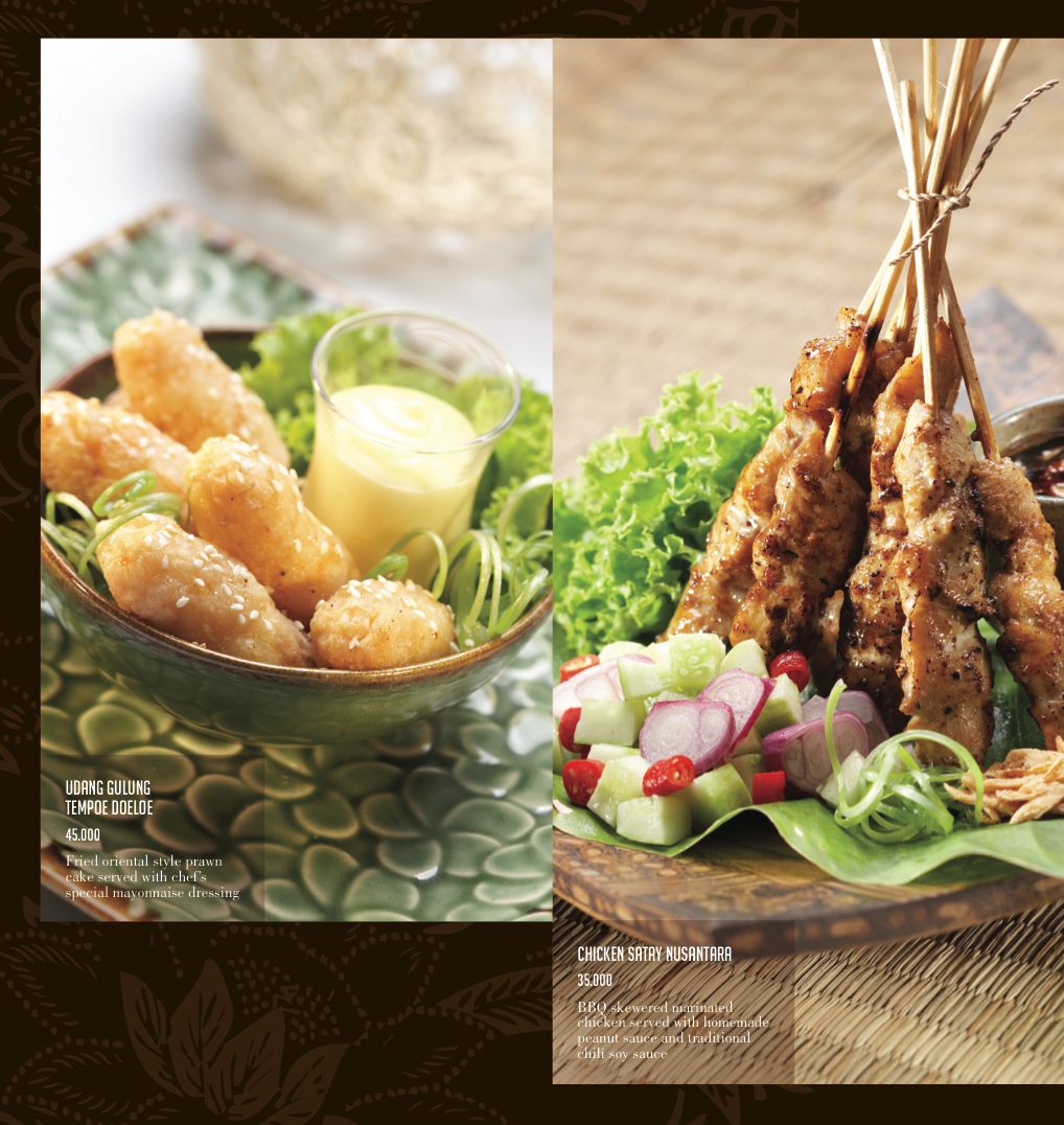 seribu rasa Ethnic menu book wine list raisa bernadetta Opening restaurant Indonesian Food 