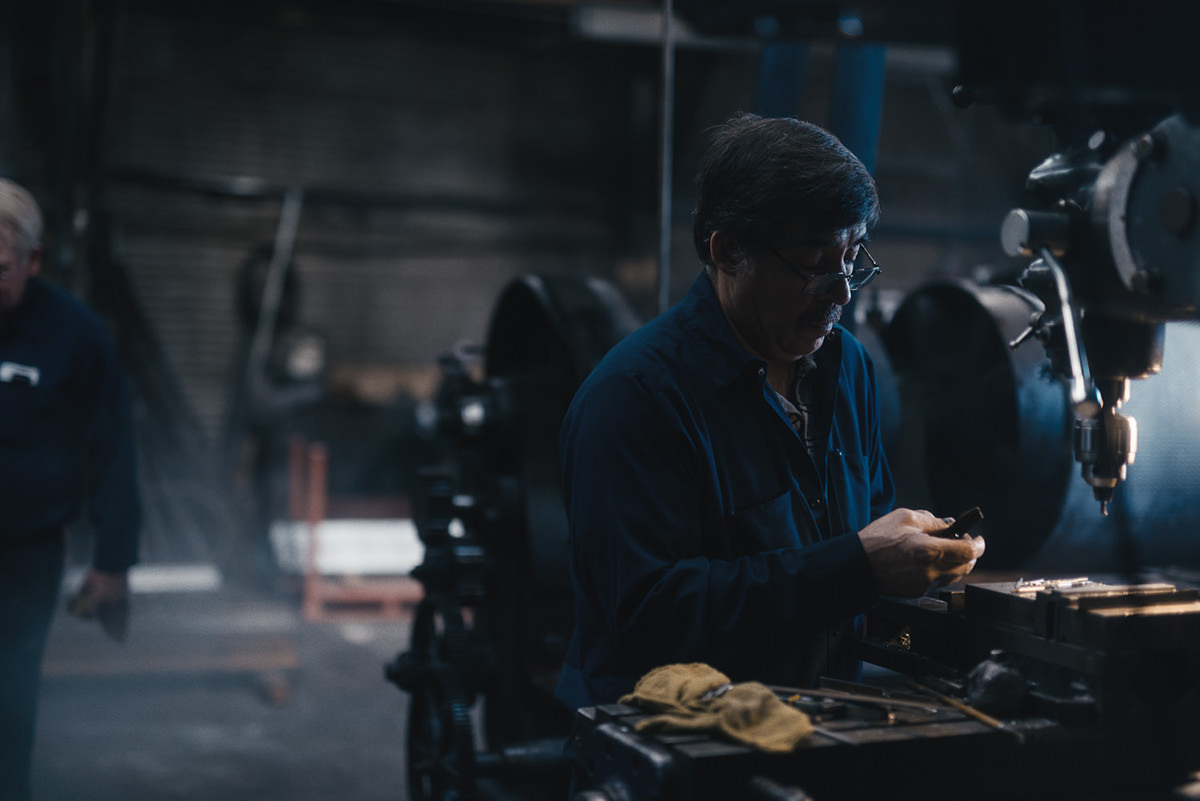 craftsmen Craftsman cinematic Authentic metalwork woodworker artisan Los Angeles welder carpenter Machinist dark dramatic portrait