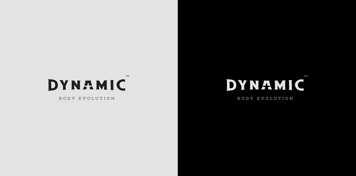 Dynamic gym egypt logo Branding design guidelines branding  KSA Dubia logos