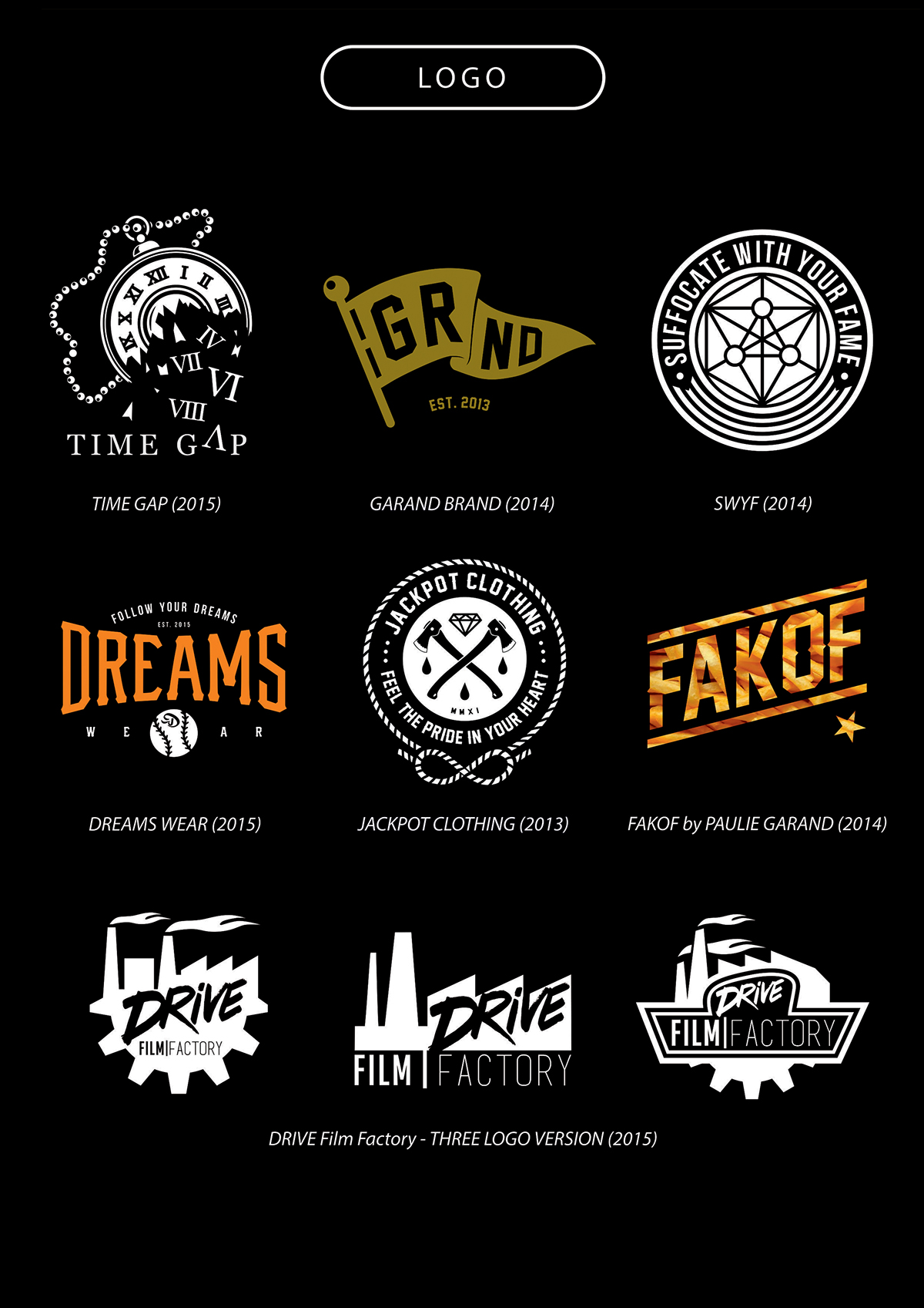 logo graphic Illustrator identity brand Clothing company streetwear