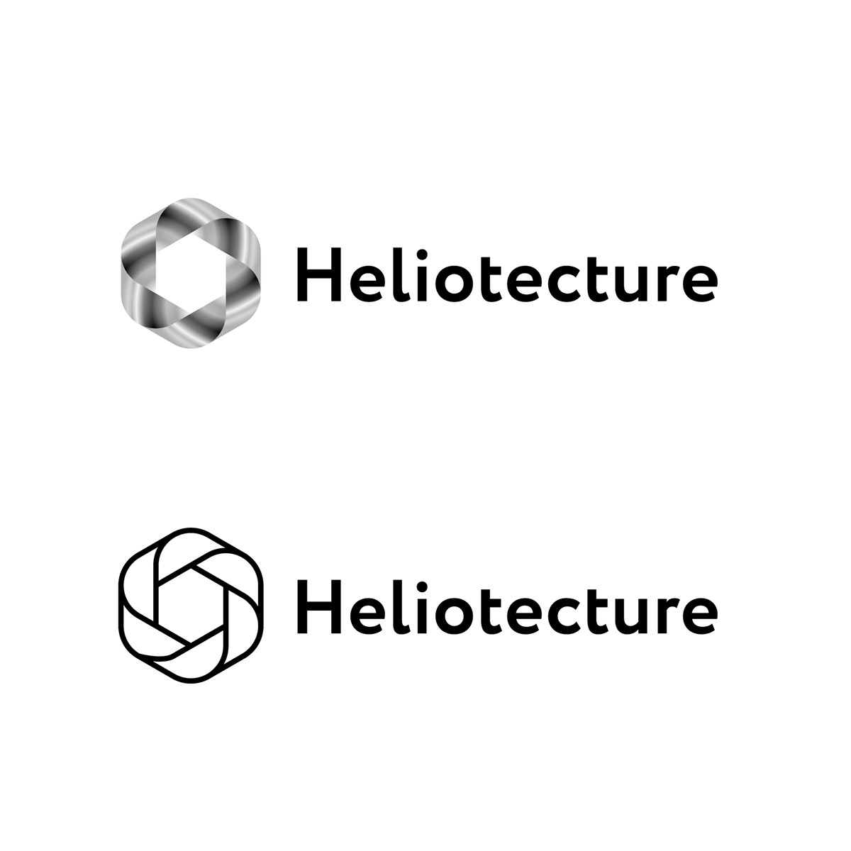 Heliotecture Ecologigal social symbol Logotype