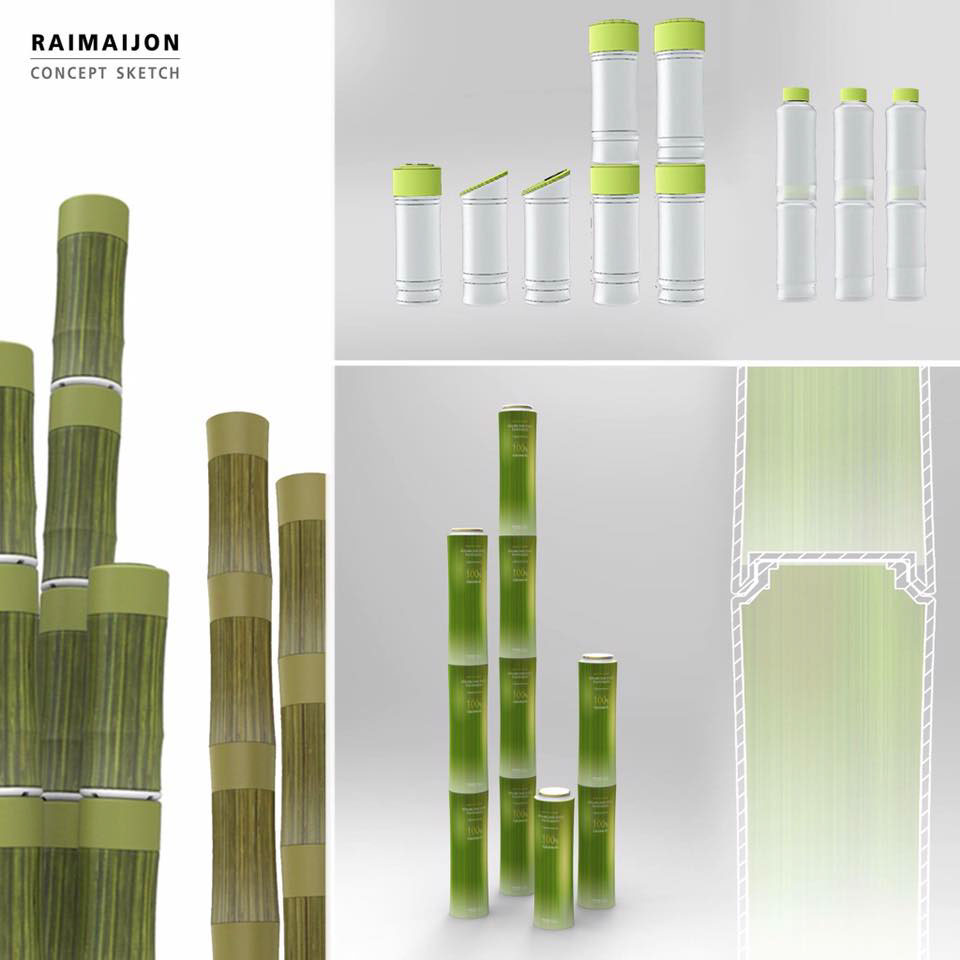Sugarcane juice Packaging design Promptdesign bottle Raimaijon Thailand