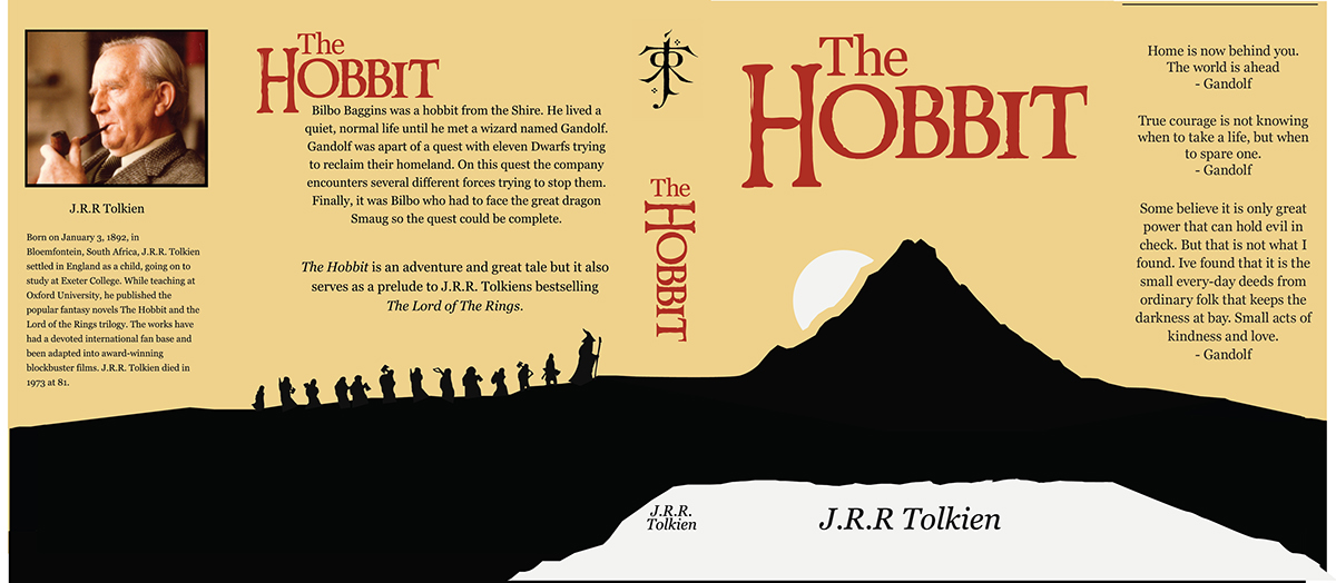 the Hobbit book book jacket book cover Full Sail Preston Smith J.R.R Tolkien