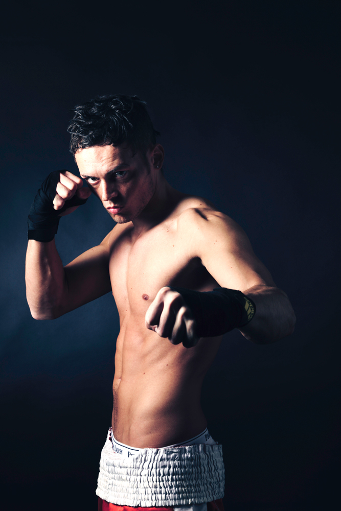Fighter  kickboxer Boxer MMA portrait