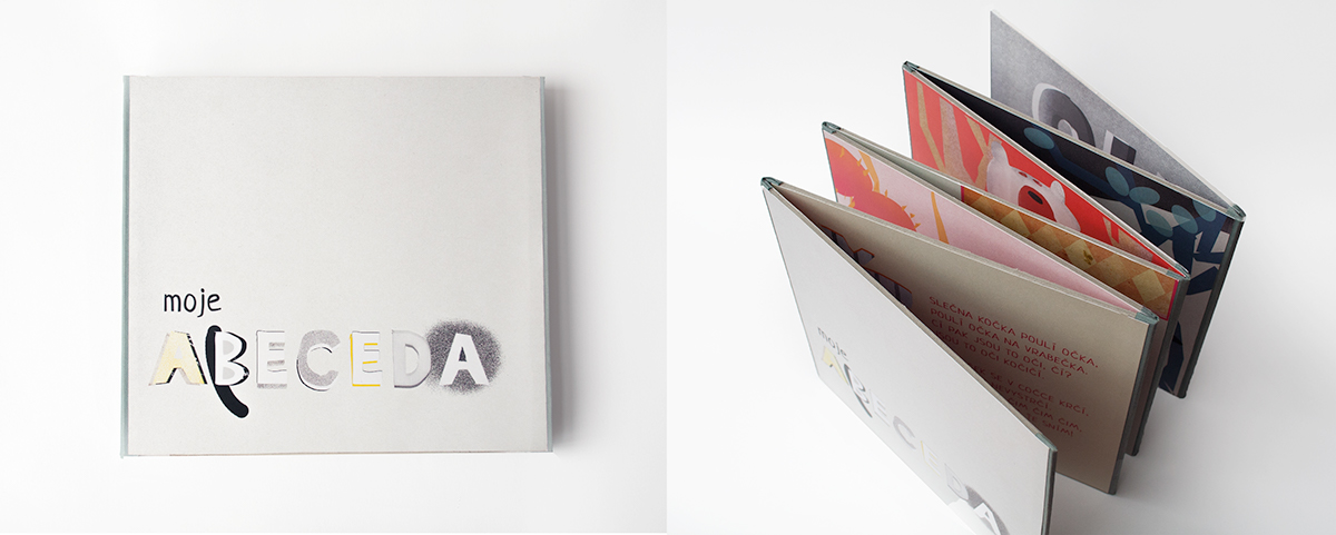 illustration typography charachters  design children's book ABC ABC Book  print design
