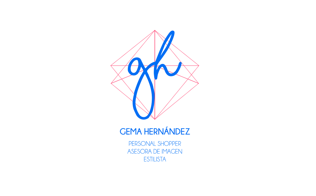 Adobe Portfolio Logotipo gh Gema Hernández estilista moda imagen personal shopper corporativo