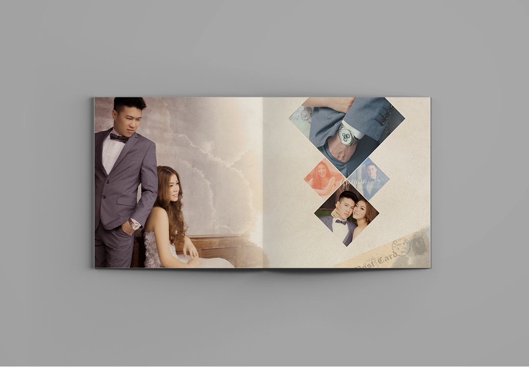 wedding album Layout prewedding album photo editing Graphic Designer photobook photo album book design Post Production