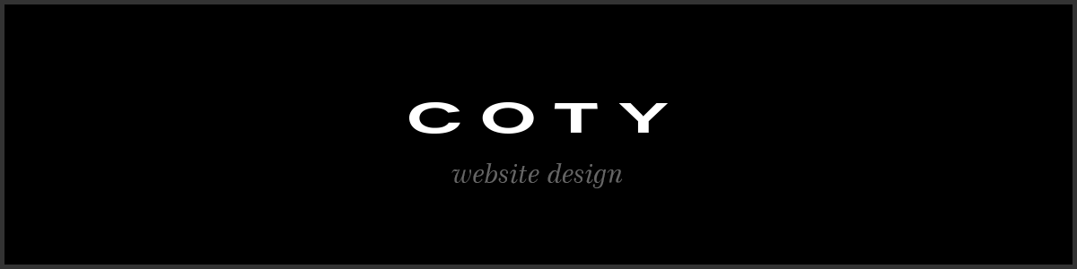 Coty  layout Webdesign ArtDirection creative