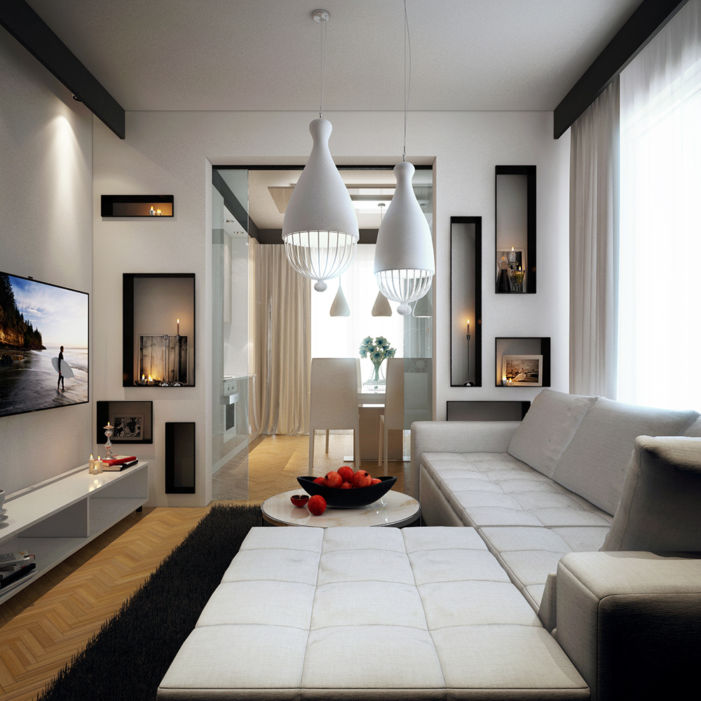 realistic renderings 3d modeling kitchen design living room design dining room design small apartment design