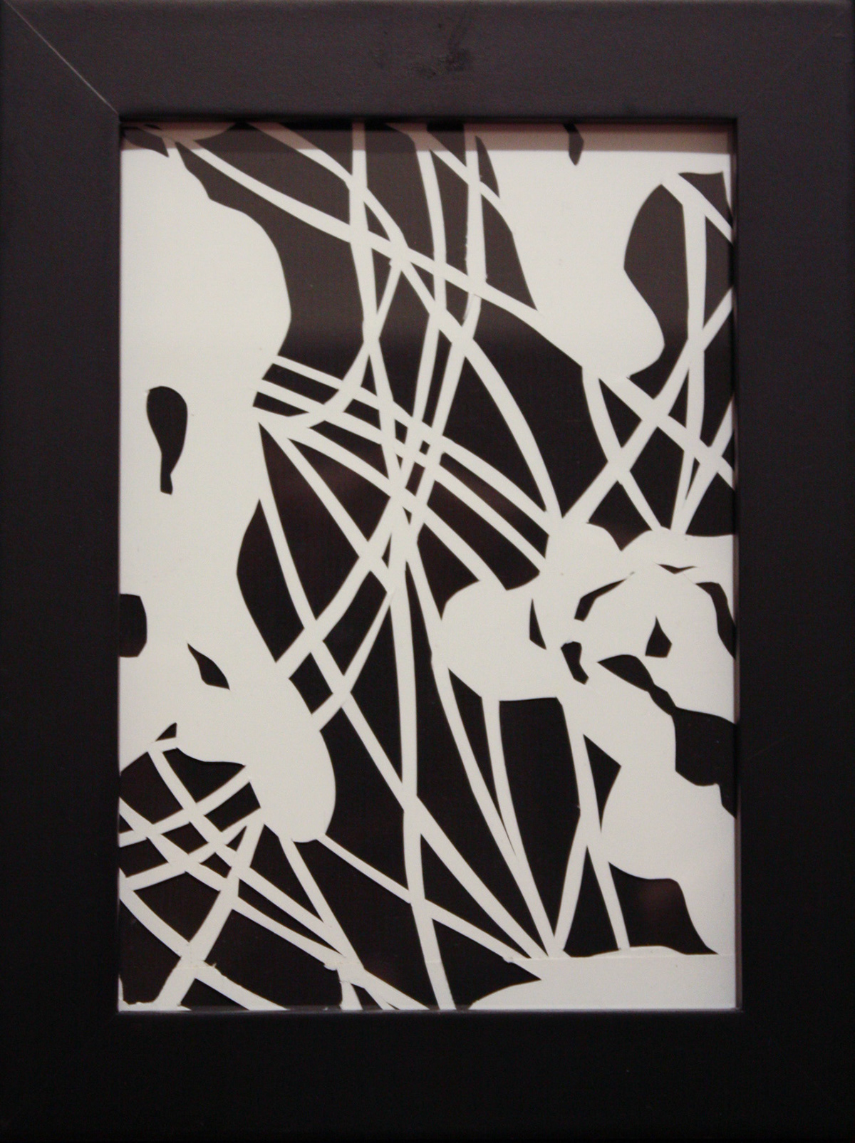 paper  pattern  white  Black  contrast  papercut  papier découpé wave movement organic abstract 2D