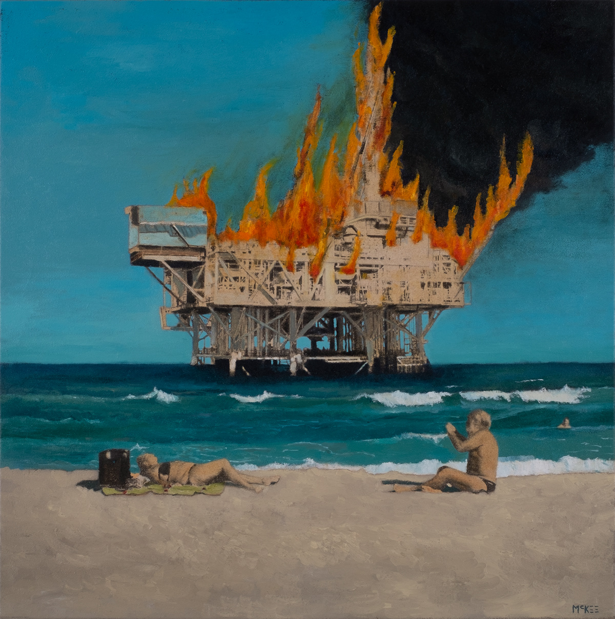 oil offshore drilling oil spill oil pump oil platform beach Ocean miami