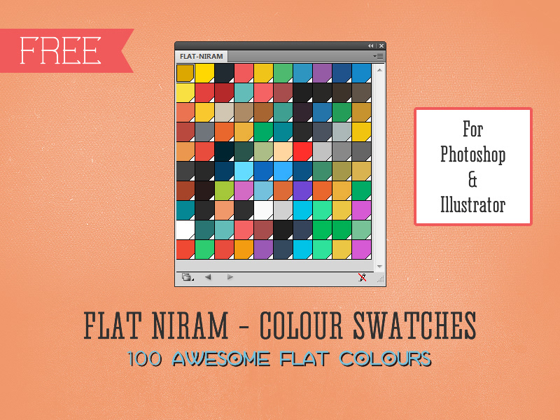 color swatch color swatches colour color free photoshop Illustrator swatches library freebie