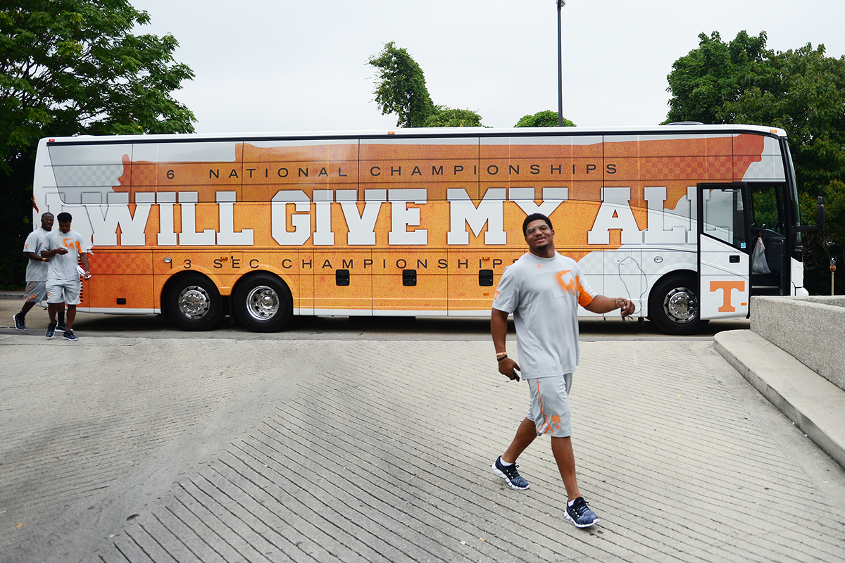 Tennessee Football college football Bus Wrap
