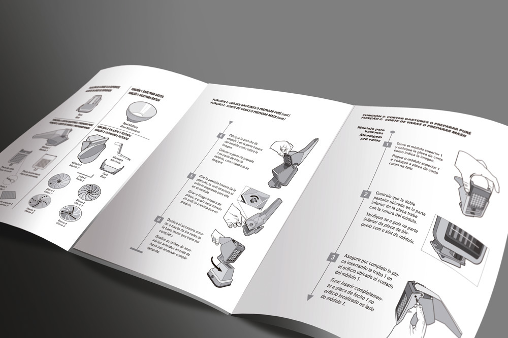 Diseño de información info manual information design vector graphics instructions technical drawing vectorizado instrucciones Layout reticula