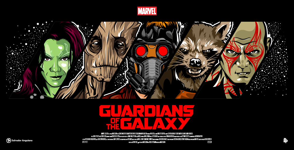 gotg starlord gamora groot rocket racoon Drax vector outlaw maniac THUG galaxy