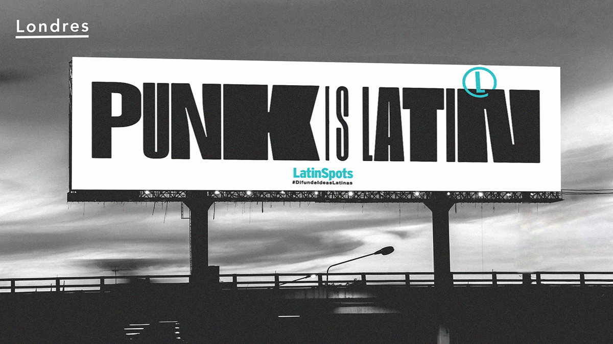 Movimiento latinspot latinos Saicos punk #latinrights poster typoster posterdesign typography  