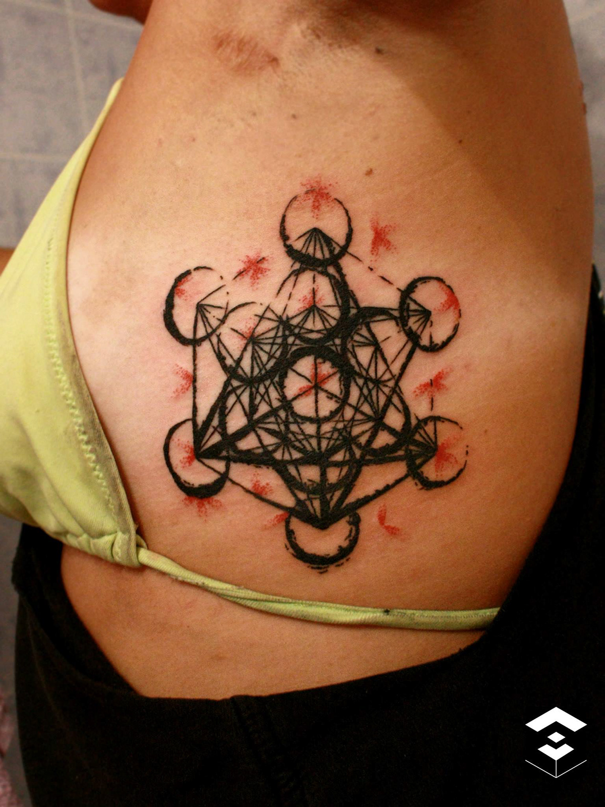 tattoo tattoos dotting dotworks sacred geometry pattern art artwork jaman