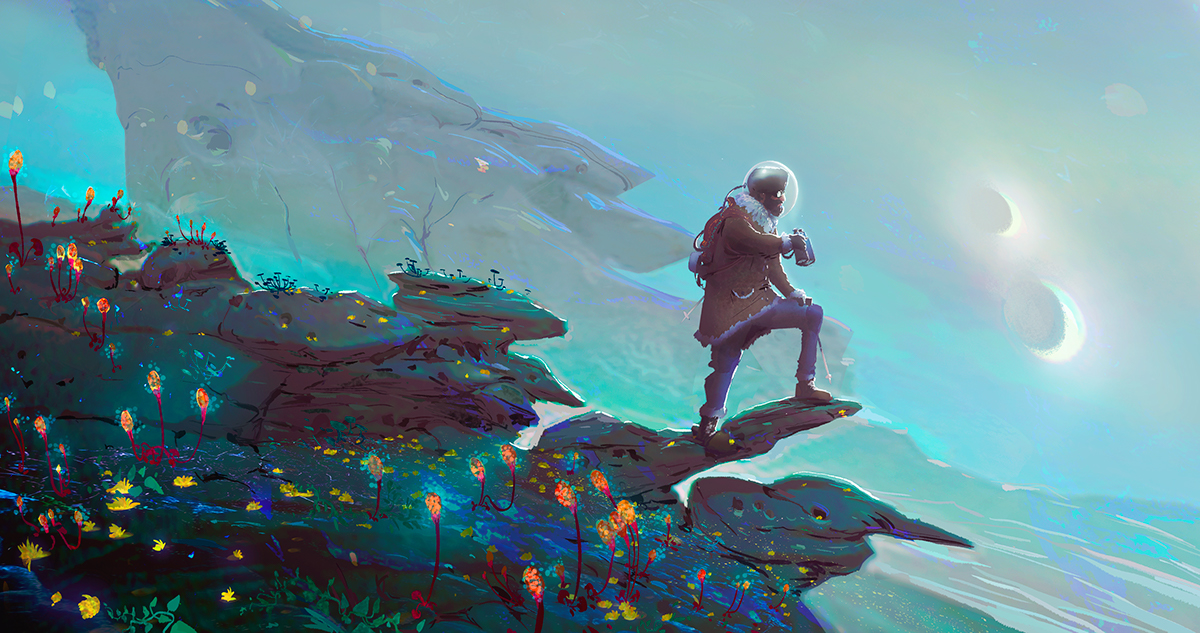 speed-painting colors VisDev