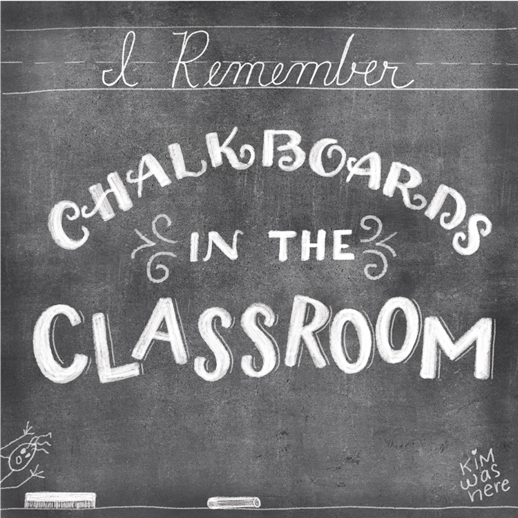 HAND LETTERING Chalk Lettering chalk lettering hand drawn type i remember whensdays hand drawn