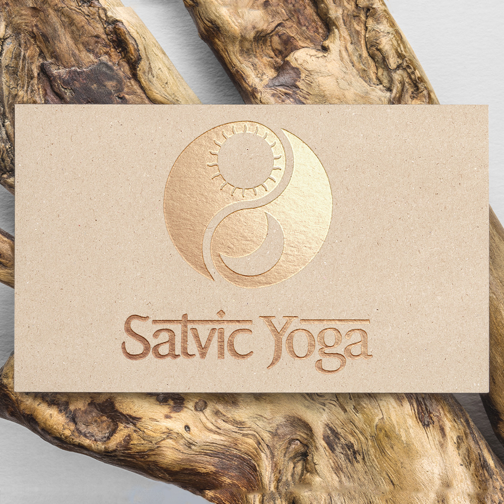 conscious logo Logo Design Satvic spiritual spirituality yinyang Yoga yoga design yoga studio