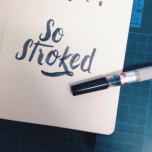 ink lettering handmade doodle practise Practice