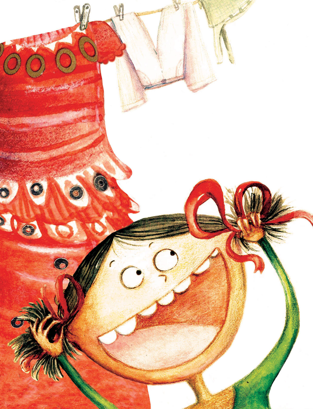 children's book illustration watercolors scarecrows kidlit art