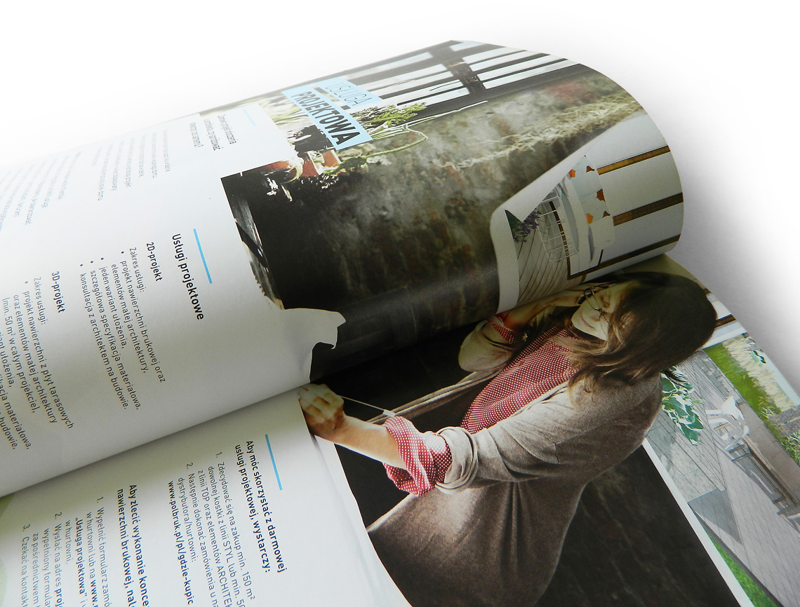catalog manufacturer pavement polbruk way road brochure Catalogue garden product